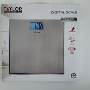 Taylor Digital Scale. Stainless steel. 440 lb